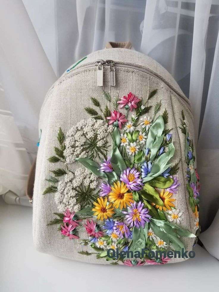 The Art of Beautiful Embroidery on Backpack : 7 Trends in the Empowering World of Backpack Embroidery. 2 embroidery on backpack